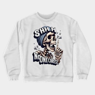 Silent Skeleton Unveiling the Mysterious Bandana Crewneck Sweatshirt